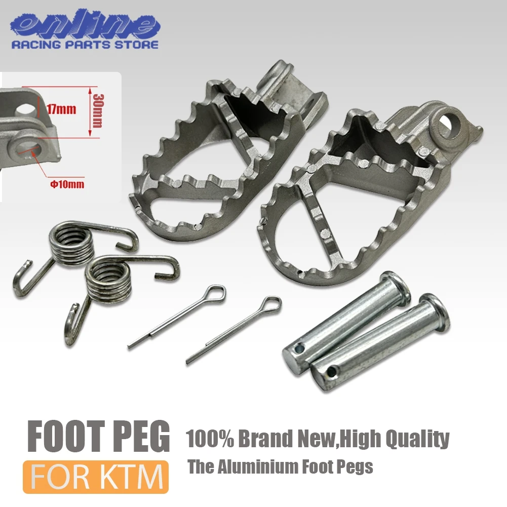  footrests foot peg pit dirt bike aluminum front footrests pedals for ktm sx 125150 250 thumb200