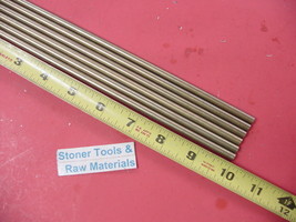 1 Pc of 6 Pieces of 1/4&quot; C360 BRASS SOLID ROUND ROD 10&quot; long .250&quot; Lathe Bar Sto - £38.36 GBP