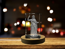  LED Base included | Hera 3D Engraved Crystal Keepsake/Gift/Decor/Collectible - £31.49 GBP+