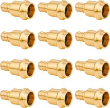 Whk 12 Pack 1/2&quot; Press Propress X 1/2&quot; Pex Adapter Crimp Fittings Brass,... - $38.41