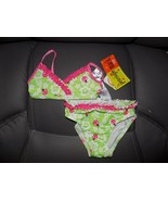 Penelope Mack LTD 2 PC Lady Bug Floral Print Bikini Size 18 Months Girl&#39;... - €19,83 EUR