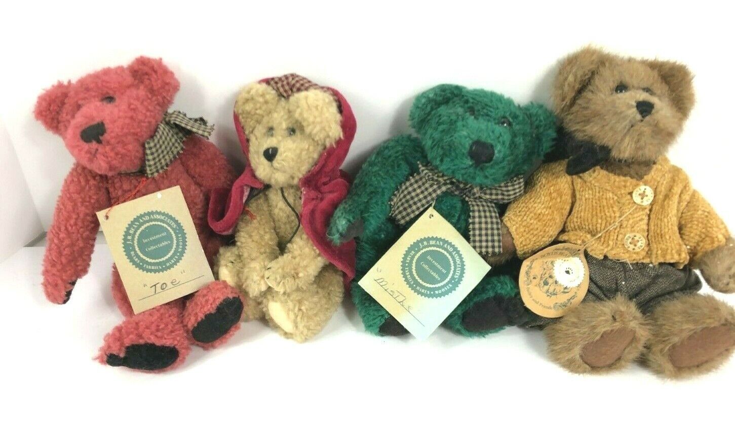 Primary image for 4 Boyds Bears Matthew H Misthe Toe Red Cape  8" Original Tags But 1 Vintage