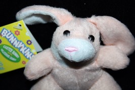 Mini 4&quot; Bunnykins Easter Bunny Rabbit Pink Peach Plush Soft Toy Stuffed Hilco - £7.03 GBP