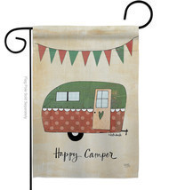 Camper Garden Flag Camping 13 X18.5 Double-Sided House Banner - $19.97