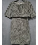 Trina Turk Black Eyelet 3/4 Sleeve Straight Dress Mini Size 2 NWOT - $1,565.50 MXN