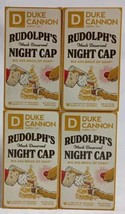 Lot Of 4 Duke Cannon Rudolph&#39;s Night Cap 10 Oz Big Ass Brick Body Soap Bar  - $24.95