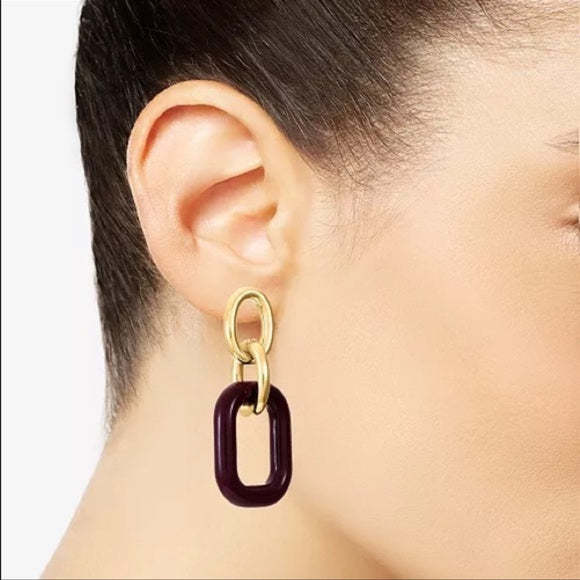 Alfani Link Drop Earrings in Gold-Tone and Link Drop Earrings in Gold-Tone - £10.96 GBP