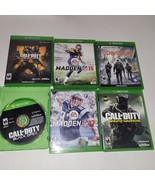 XBox One Lot 6 Games Call of Duty III IV The Division Madden - €6,82 EUR