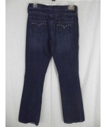 Women&#39;s Levi&#39;s 515 boot cut blue denim jeans rhinestones  30 x 31 size 4 - $16.19