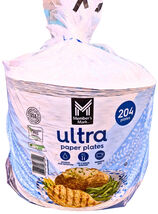 Member's Mark Ultra Dinner Paper Plates 10" 204 Count - $41.97