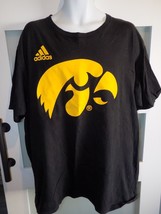 ADIDAS Iowa Hawkeyes Black The Go-To Tee T-Shirt Size 2XL Men&#39;s READ BELOW - $13.16