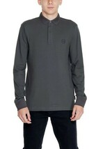 Armani Exchange Men Polo Green Designer Shirt Logo 2025 Collection - $1,510.78 MXN
