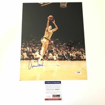 Jerry West signed 11x14 photo PSA/DNA Los Angeles Lakers Autographed - £319.67 GBP