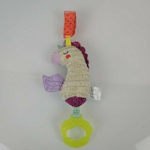 Infantino Chime and Go Tag Along Pals Unicorn BPA-Free Rattle Teether 0-6m - $15.83