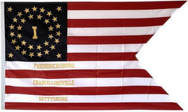 6th Pennsylvania Cavalry Union U.S.A. Flag Gold Battle Honors 3x5 Feet Banner US - £14.42 GBP