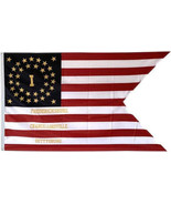 6th Pennsylvania Cavalry Union U.S.A. Flag Gold Battle Honors 3x5 Feet B... - $17.76
