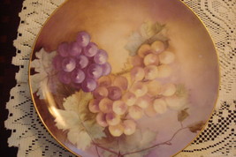 ROSENTHAL Selb, Bavaria, Germany- c1890s-1950s Grapes hand painted plate[73] - $64.35