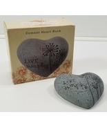 Cement Heart Rock Exclusively for Cracker Barrel Old Country Store 5&quot; x 4&quot; - £3.93 GBP