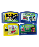 Lot of 4 Leapfrog Leapster Game Cartridge Only Learning Games, Batman, T... - €12,77 EUR