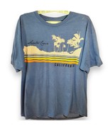 VTG Santa Cruz California T-Shirt Mens XL Blue Surfer Surf Beach Graphic... - $29.95