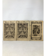 Lot of 3 Antique Tabernacle and Purgatory Booklets 7, 9, 11 Jesus 1929 - £50.41 GBP