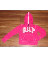 THE GAP Pink Full Zip Long Sleeve Hooded Jacket Girls Size 12 - €10,34 EUR