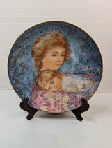 Edna Hibel Mother&#39;s Day Collector Plate 1984 &quot;Abby &amp; Lisa&quot; #552-E Vintage - £11.21 GBP