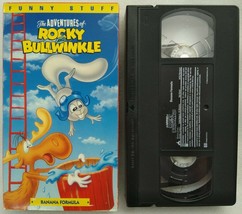 VHS The Adventures of Rocky  Bullwinkle - Vol 12 Banana Formula (VHS, 1992) - £8.64 GBP