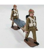 Vintage Lead Toy Paramedics and Wounded John Tunstill Lambeth England EX... - $882.86 MXN