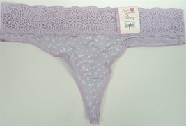 Secret Treasures Women&#39;s Sexy Lace Purple Thong - XL (16-18) - NWT - £3.97 GBP