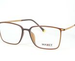 NEW MAXEY by top look 59110 3 BROWN /OTHER EYEGLASSES GLASSES GRAME 53-1... - $36.63