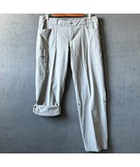 Eastern Mountain Sports Grey Hiking Pants Convertible Roll Up-Women&#39;s Si... - $487.41 MXN