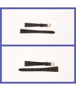 2 Vintage Black Lizard Watch Bands 16mm NOS - €18,53 EUR