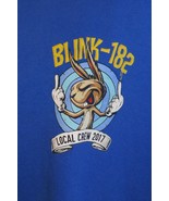 Blink 182 Middle Finger Bunny 2017 Local Crew XL Concert T-Shirt - $98.99