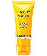 Lakme Sun Expert SPF 50 PA+++ Ultra Matte Lotion, 50 ml (pack of 2) free... - $32.12