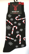 Bottoms Out  Mens Holiday Snowflake Candy Cane Cotton Blend 10-13 - $11.76