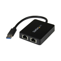 Startech.Com USB32000SPT Add Two Gigabit Ethernet Ports And A Usb 3.0 PASS-THROU - £98.80 GBP