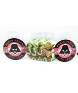 Star Wars Darth Vader Sith Lord &amp; Yoda Lot Of 5 Round Sticker Decal - $8.90