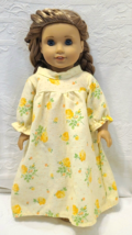 Cozy FLANNEL NIGHTGOWN ~ Yellow Floral ~ Clothes for 18&quot; Doll &amp; 15&quot; Bitty Baby - £6.17 GBP