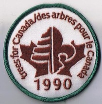 Scouts Canada Patch Trees For Canada 1990 - £3.86 GBP