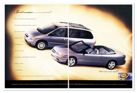Chrysler Sebring JXi Convertible Vintage 1997 2-Page Print Magazine Auto Ad - £9.83 GBP