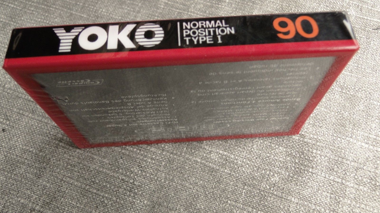 Rare Vintage Yoko 90 Sealed Blank Audio Cassette NOS