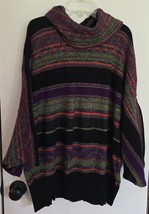 Womens Plus 3X Lauren Ralph Multicolor Turtleneck Sweater - $28.71