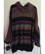 Womens Plus 3X Lauren Ralph Multicolor Turtleneck Sweater - €24,57 EUR