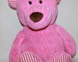 Animal Adventure Pink Corduroy Teddy Bear 17" Stuffed Plush Soft Chenill... - $21.80