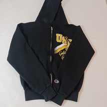 Champion USM GOLDEN EAGLES Men's Black Cotton Blend Full Zip Jacket Size XS image 14