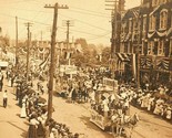 RPPC Old Home Week Parade Punxsutawney Pennsylvania PA 1909 - £80.84 GBP