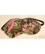 New Pink True Timber CAMO SLEEP MASK Eye Sleepwear Mossy Oak Bedroom Hun... - €12,24 EUR