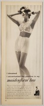 1959 Print Ad Pretty Lady in Maidenform Bra Dreamed the Positive - £12.18 GBP