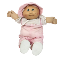 Vintage Cabbage Patch Kids Doll Bald Girl Green Eyes Pink + WHITE0 Outfit Shoes - £44.80 GBP